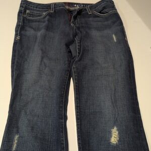 Peoples Liberation Jeans Women 29 Tanya Bootcut Made in USA Medium Wash Low Rise